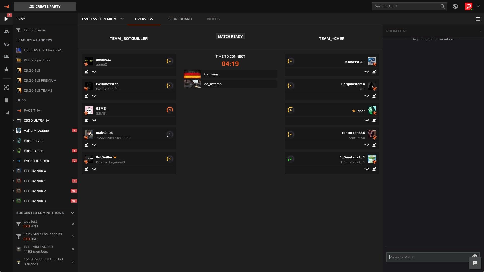 Connecting CS2 Steam ID problems – FACEIT